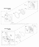 Gear Reduction Diagram and Parts List for 091232-1369-E1  Briggs and Stratton Engine